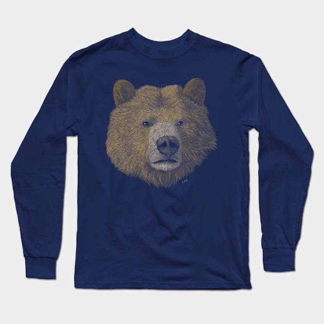 Grizzly Bear Long Sleeve T-Shirt by Walking in Nature